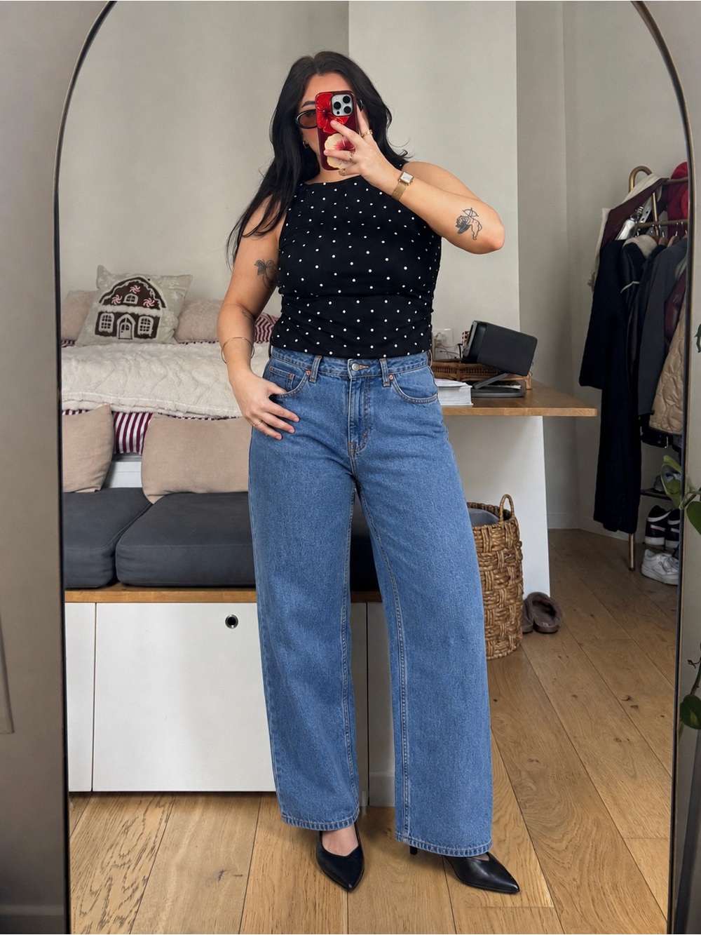 Abercrombie & Fitch Curve Love High Rise 90s Relaxed Jean Medium Wash Size 26L